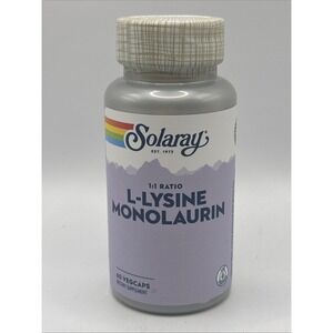 L-Lysine Monolaurin Immune Supplement | 1:1 Ratio | 60 VegCaps